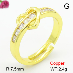 Fashion Copper Ring  F7R400319ablb-L017