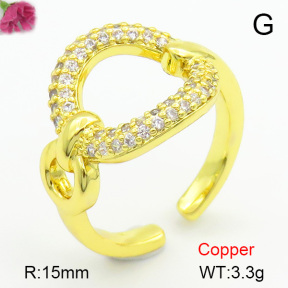 Fashion Copper Ring  F7R400325ablb-L017