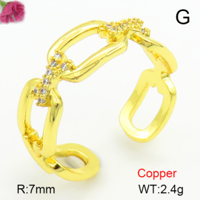 Fashion Copper Ring  F7R400330ablb-L017