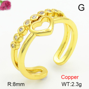 Fashion Copper Ring  F7R400335ablb-L017
