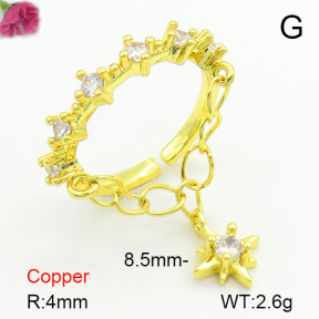 Fashion Copper Ring  F7R400341ablb-L017