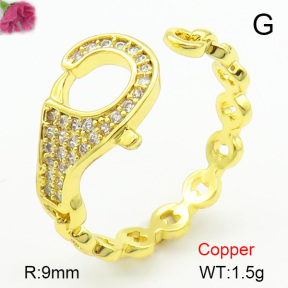Fashion Copper Ring  F7R400342ablb-L017