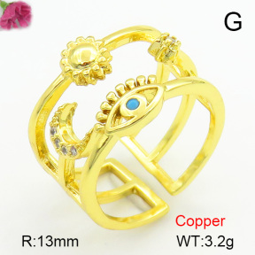 Fashion Copper Ring  F7R400344ablb-L017