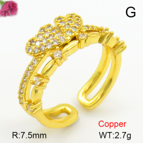 Fashion Copper Ring  F7R400347ablb-L017