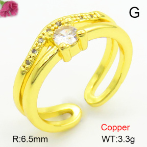 Fashion Copper Ring  F7R400359ablb-L017