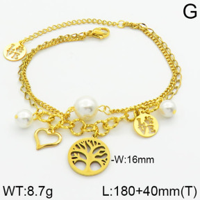 SS Bracelet  2B3000163bhbl-610