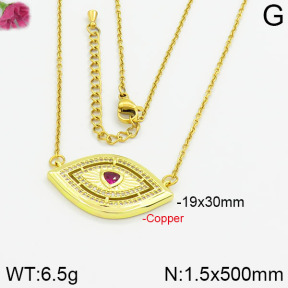 Fashion Copper Necklace  F2N400172vhmv-J40