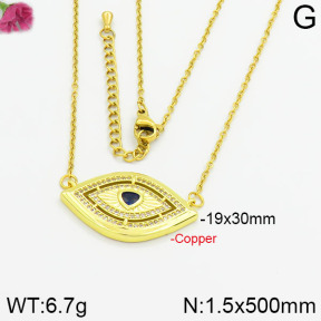 Fashion Copper Necklace  F2N400174vhmv-J40