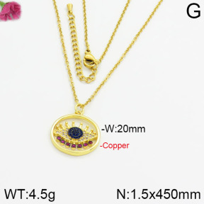Fashion Copper Necklace  F2N400176vhkb-J40