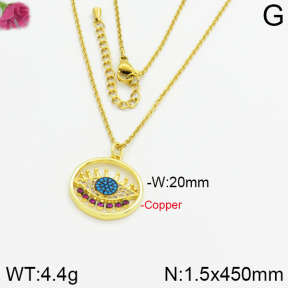Fashion Copper Necklace  F2N400177vhkb-J40