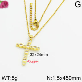 Fashion Copper Necklace  F2N400184ahjb-J40