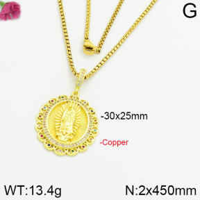 Fashion Copper Necklace  F2N400185vhmv-J40