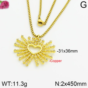 Fashion Copper Necklace  F2N400186vhnv-J40