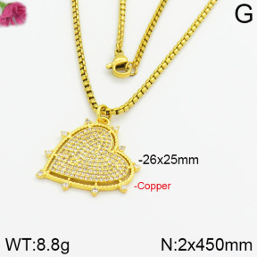 Fashion Copper Necklace  F2N400187vhmv-J40