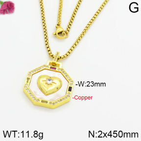 Fashion Copper Necklace  F2N400188vhov-J40