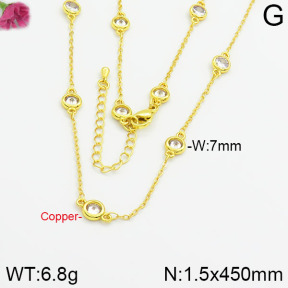 Fashion Copper Necklace  F2N400191ahlv-J40