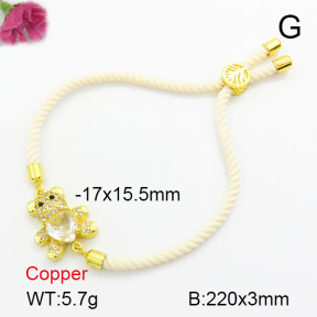 Zirconia  Fashion Copper Bracelet  F7B800006vbnb-L024