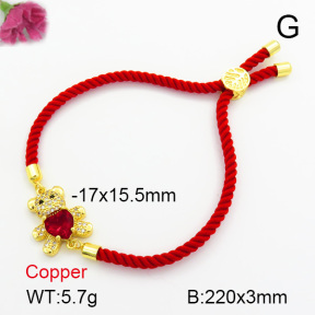 Zirconia  Fashion Copper Bracelet  F7B800007vbnb-L024