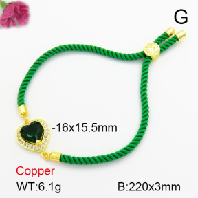 Zirconia  Fashion Copper Bracelet  F7B800008vbnb-L024