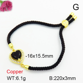 Zirconia  Fashion Copper Bracelet  F7B800009vbnb-L024