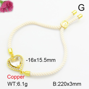 Zirconia  Fashion Copper Bracelet  F7B800011vbnb-L024