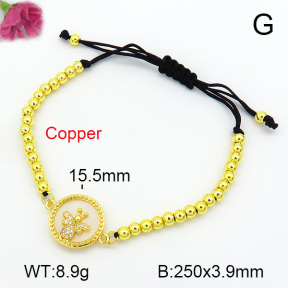 Zirconia  Fashion Copper Bracelet  F7B800016vbnb-L024