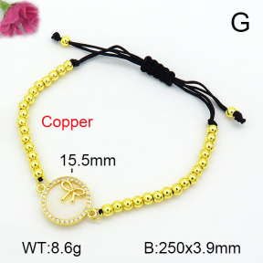 Zirconia  Fashion Copper Bracelet  F7B800018vbnb-L024