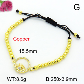 Zirconia  Fashion Copper Bracelet  F7B800019vbnb-L024