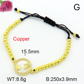 Zirconia  Fashion Copper Bracelet  F7B800023vbnb-L024