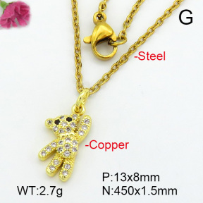 Zirconia  Fashion Copper Necklace  F7N400624avja-L024
