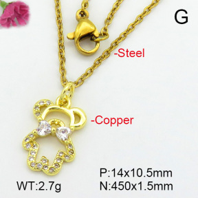 Zirconia  Fashion Copper Necklace  F7N400625vail-L024