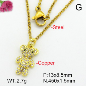Zirconia  Fashion Copper Necklace  F7N400626avja-L024