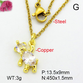 Zirconia  Fashion Copper Necklace  F7N400629vail-L024