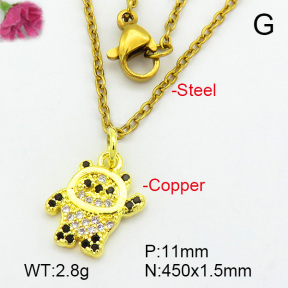 Zirconia  Fashion Copper Necklace  F7N400630vail-L024