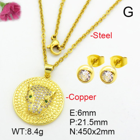 Zirconia  Fashion Copper Sets  F7S000793baka-L024