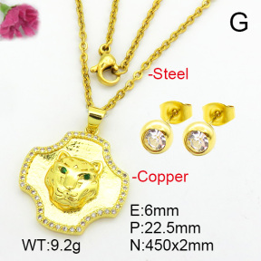 Zirconia  Fashion Copper Sets  F7S000794baka-L024