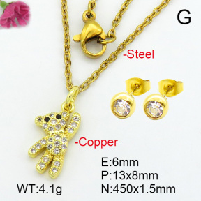 Zirconia  Fashion Copper Sets  F7S000800avja-L024