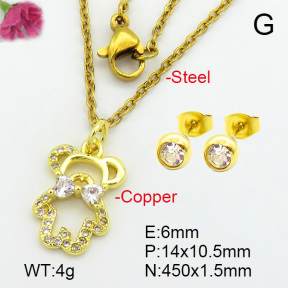 Zirconia  Fashion Copper Sets  F7S000801vail-L024