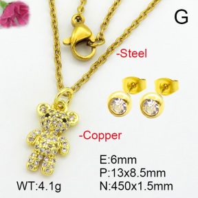 Zirconia  Fashion Copper Sets  F7S000802avja-L024