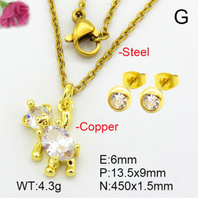 Zirconia  Fashion Copper Sets  F7S000805vail-L024