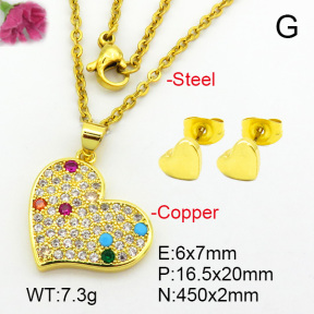 Zirconia  Fashion Copper Sets  F7S000810baka-L024