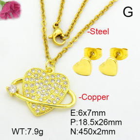 Zirconia  Fashion Copper Sets  F7S000812baka-L024