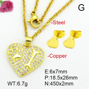 Zirconia  Fashion Copper Sets  F7S000813aajl-L024