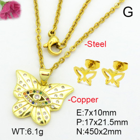 Zirconia  Fashion Copper Sets  F7S000834aajl-L024