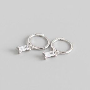 925 Silver Earrings  E:8.5*20mm，1.32g  JE0795vhnj-Y05  YHE0252-4