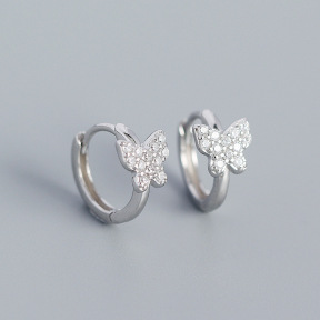 925 Silver Earrings  E:10.5mm，1.37g  JE0829vhoo-Y05  YHE0448-2