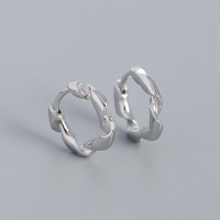 925 Silver Earrings  E:13.4mm，2.3g  JE0830aiji-Y05  YHE0437-1