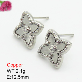 Fashion Copper Earrings  TE7000001bbov-G030