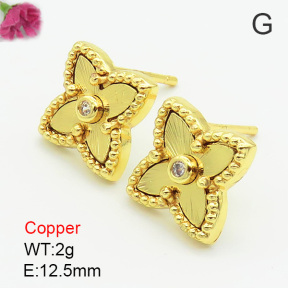 Fashion Copper Earrings  TE7000003bbov-G030