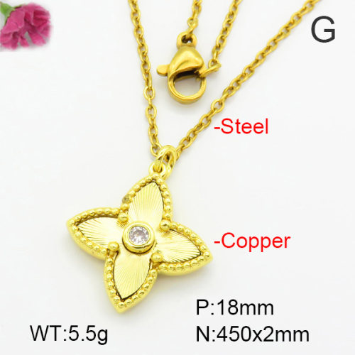 Fashion Copper Necklace  TN7000004baka-G030